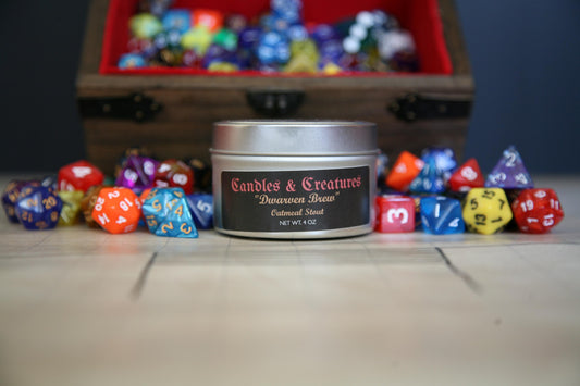 Dwarven Brew - Oatmeal Stout scented candle