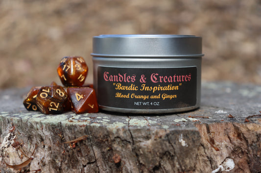 Bardic Inspiration - Blood Orange and Ginger scented candle