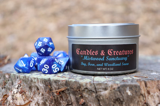 Mistwood Sanctuary - Fog, Fern, and Woodland Snow scented candle