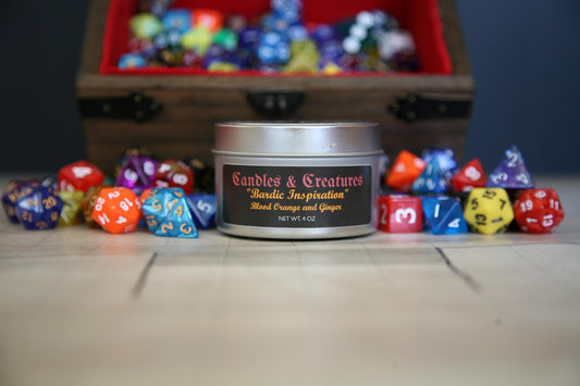 Bardic Inspiration - Blood Orange and Ginger scented candle